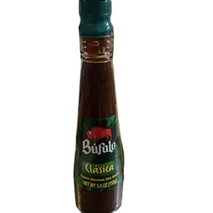Bufalo Salsa Picante Sabor Mexicano 5.4 oz Classic Mexican Hot Sauce for Flavoring Aromas
