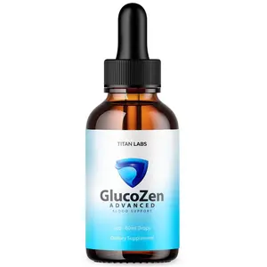 (1 Pack) GlucoZen Drops Advanced Wellness Formula Blood Support Supplement Gluco Zen 30 Servings