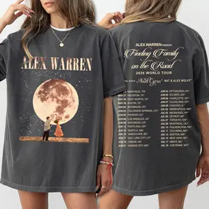 Alex Warren Eras Tour 2026 Vintage Shirt, Indie Music Aesthetic Unisex Fan Gift