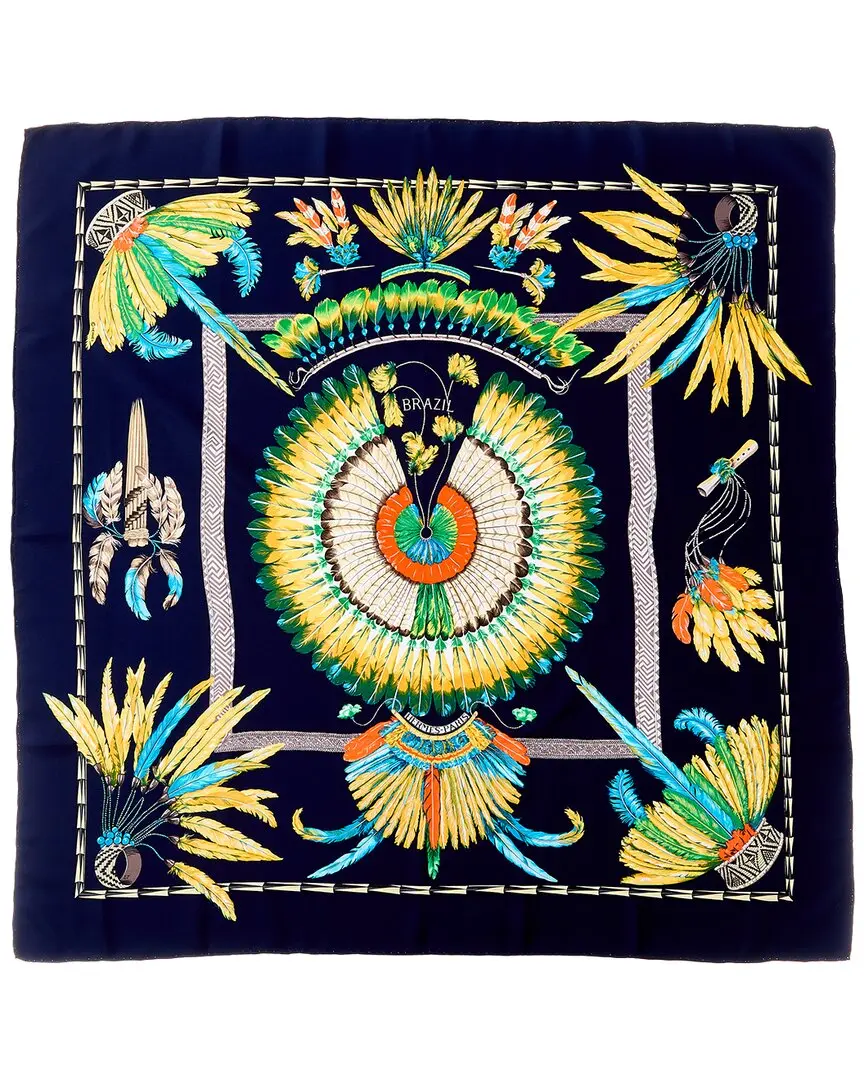 Hermès Brazil Laurence Bourthoumieux Silk Scarf (Authentic Pre-Loved)
