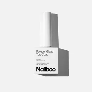 Nailboo Forever Glaze No Wipe Gel Top Coat - Salon Quality Seal for Gel Manicure - Protects Against Scratching & Chipping - No Sticky Residue