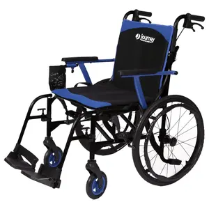 Journey SoLite C2 Ultra Lightweight Wheelchair, Foldable Manual Chair, Blue