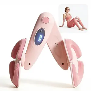 Portable Pelvic Floor Muscle Recovery Exerciser for Women with Smart Digital Display, Inner Thigh Toner & Leg Shaper, Easy to Use Glute Trainer, Home Fitness Equipment for Postpartum Recovery, Body Sculpting & Kegel Exercise
