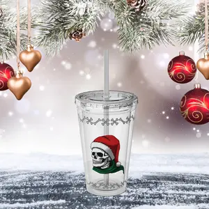 Jingle Bones Tumbler | Tumbler with Straw