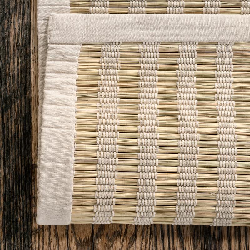 Margie Striped Grass Area Rug