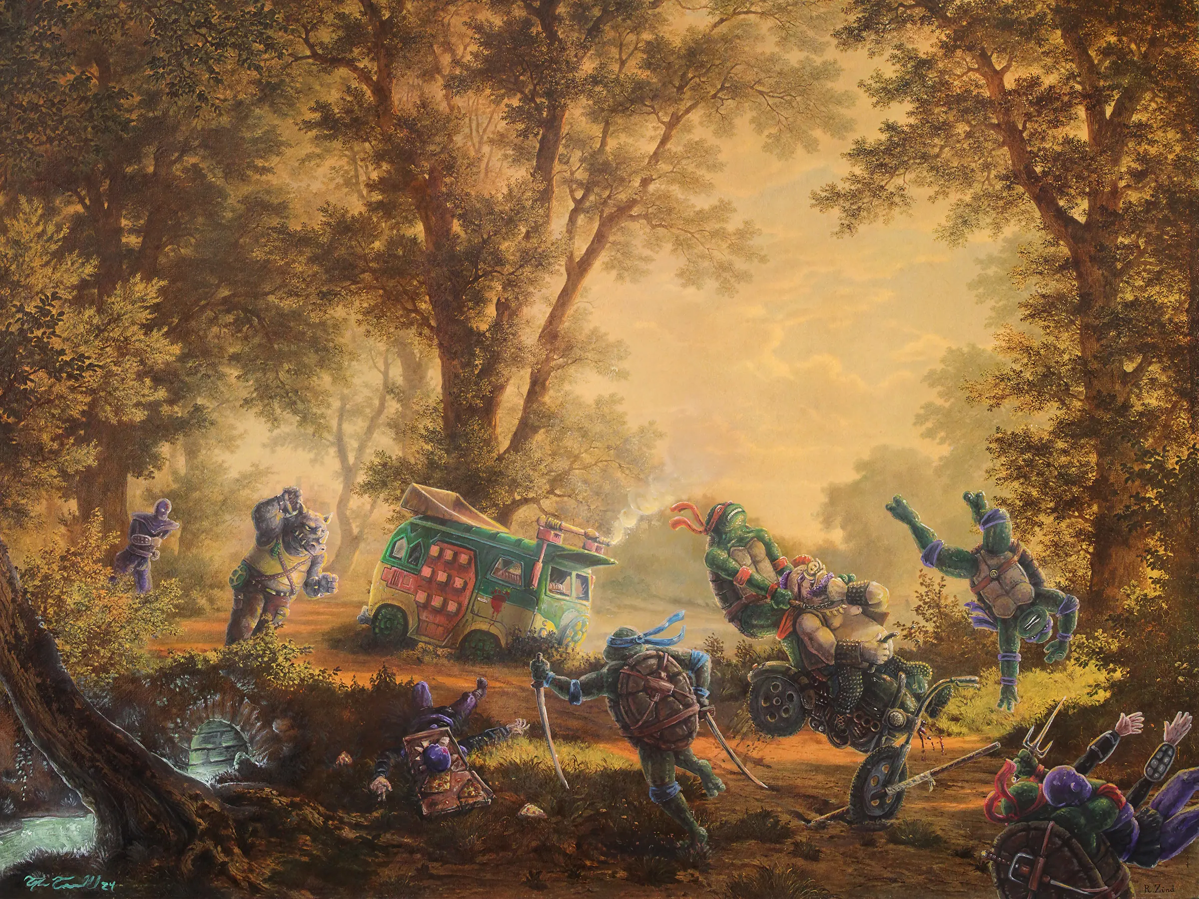 "Renaissance Men" - 24" x 18" High Quality Canvas