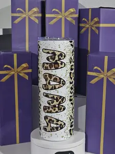 Animal print MAMA Tumbler Stainless Drinkware Bottles