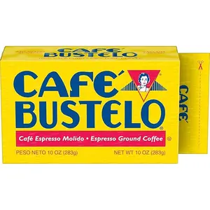 Espresso Style Dark Roast Ground Coffee, Vacuum Packed 10 oz Brick
