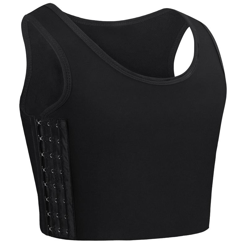 CuteStreet Transgender FTM Chest Binder Adjustable Affordable Breathable and Strong Compression Tank Top Bra Binder