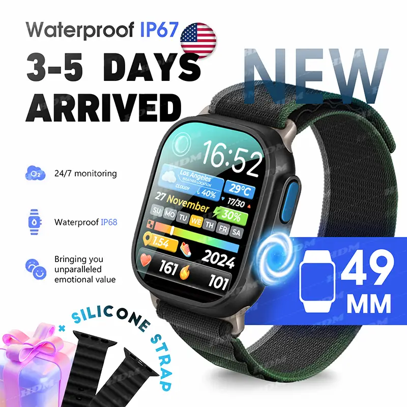 2025 Best Selling! Rugged Fitness Smartwatch with Bluetooth Calling & Health Monitoring, 120+ Sports Modes & IP67 Waterproof - Android, Wearable - Lcd