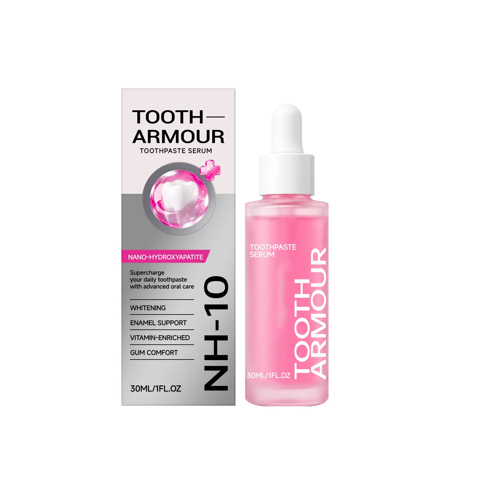 Lightweight Nano-Hydroxyapatite Oral Toothpaste 1-Pack, Fluoride-Free, Remineralizing, Sensitive Teeth Friendly, Whitening, Cavity Protection Toothbrush Toothbrush Daily Daily Daily