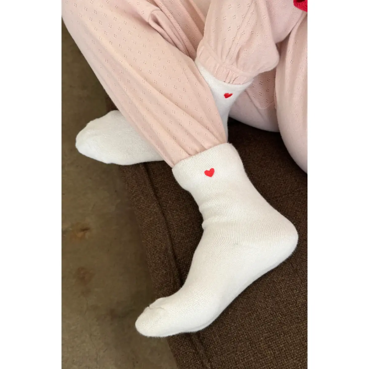 Embroidered Cloud Socks