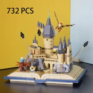 Magic Castle Micro Mini Building Block Toys, Building Blocks Set, Magic House Model Building Set, STEM Castle Clock Tower Architecture Model, Creative Office And Home Decoration Display Ornaments, Christmas Birthday Gifts For Friends And Family