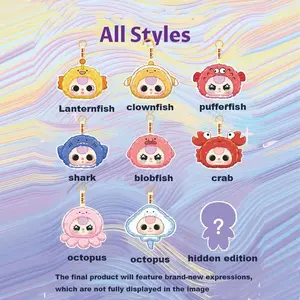 Romantic Ocean Blind Box Trendy Handmade Doll Gift Ornament, Unique Collectible Figurine, Perfect Present for Fans of Marine Themes, Handmade Blind Bag, Collectible Blind Pack