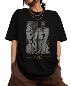 Tupac All Eyez On Me Shirt, 2pac Shirt, Tupac Shakur Shirt, 1990s Vintage Retro Unisex Shirt, Vintage 90s Bootleg Style T-shirt, Hip Hop Legends Shirt, Rapper Merch