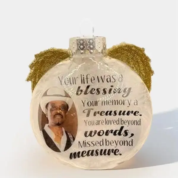 Memorial Christmas Ornament  Tree Decor