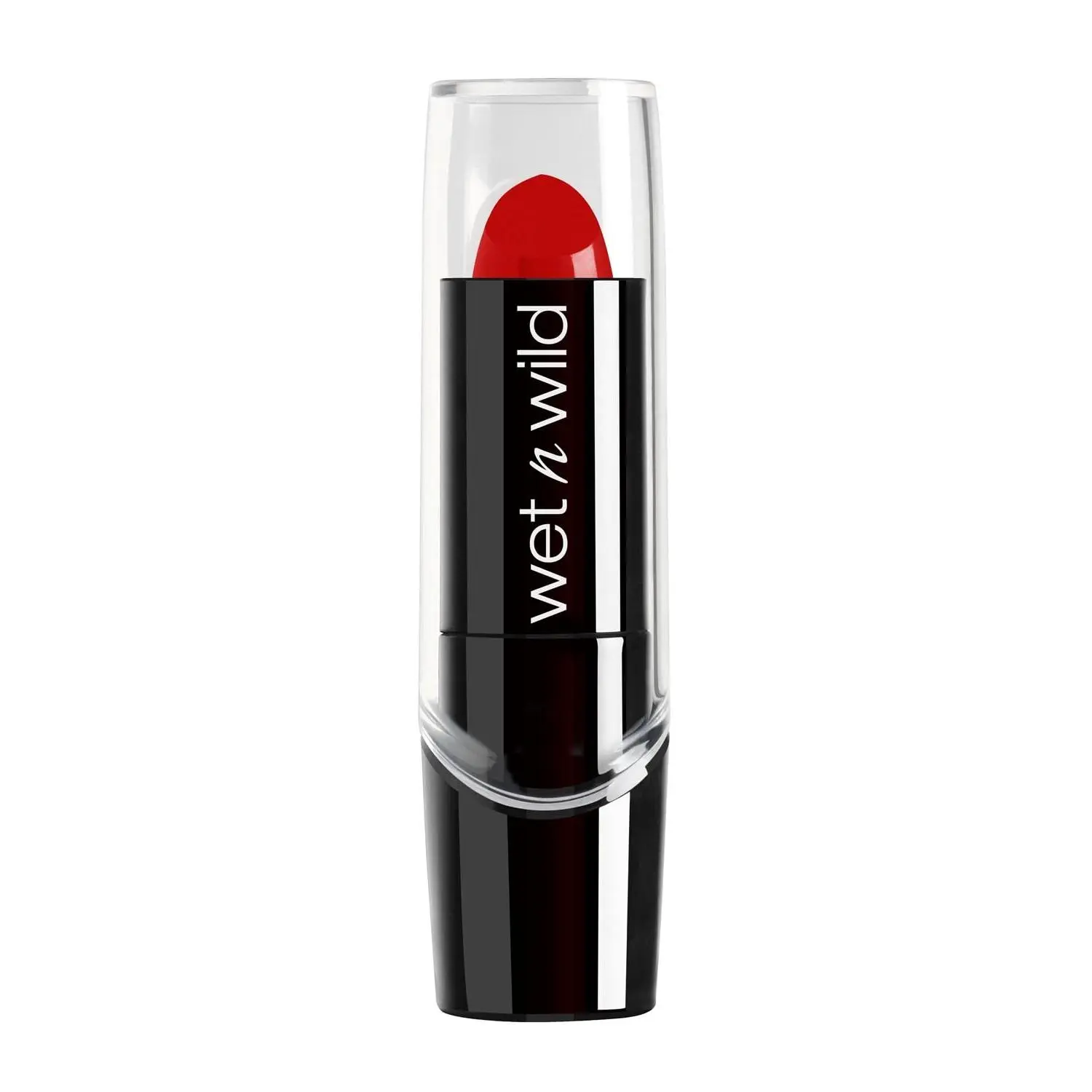 Silk Finish Lipstick, Hydrating Rich Buildable Lip Color, Formulated with Vitamins A,E, & Macadamia for Ultimate Hydration, Cruelty-Free & Vegan - Hot Red