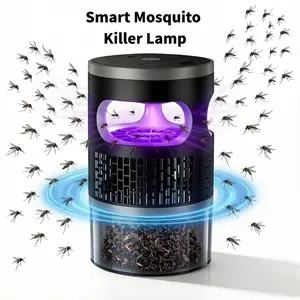 Indoor Insect Trap - Effective Suction & UV Light Catcher for Mosquitoes, Fruit Flies, Gnats & Moths - Quiet & Non-Zapper for Home
