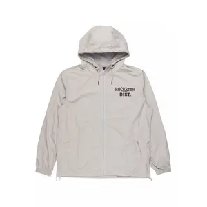 Lake Grey Graphic Windbreaker Lake Grey Graphic Windbreaker