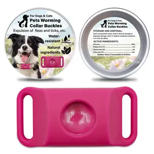 Natural Flea and Tick Repellent Clip Pendant, Pet-Friendly Silicone Clip, Waterproof Essential Oil Protection, Long-Lasting Outdoor Use
