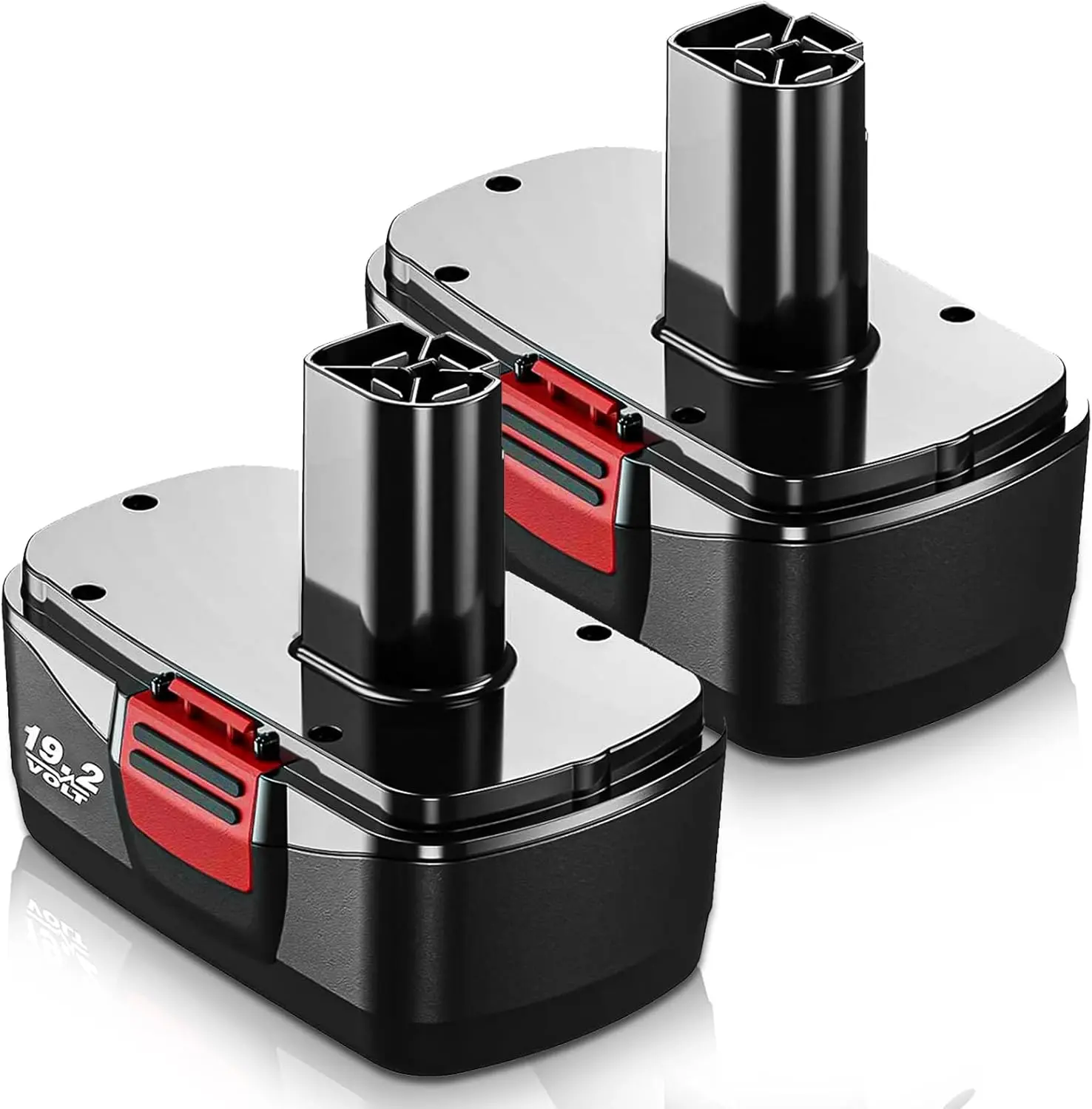 2 Pack Upgraded to 4500mAh C3 Replacement for Craftsman 19.2V Battery Ni-MH Compatible with Craftsman 19.2V Battery 315.115410 315.11485 130279005 1323903 120235021 11375 11376 Cordless Power Tools