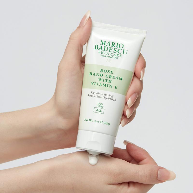 Rose Hand Cream With Vitamin E (Tube)