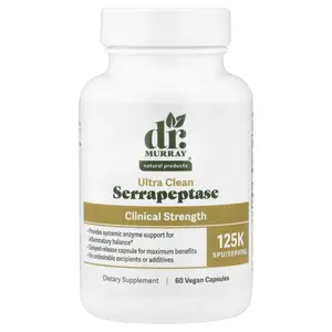 Dr. Murray's Serrapeptase, 125,000 SPU, 60 Vegan Capsules