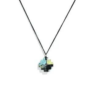 Peruvian Chakana Necklace - Four Color Stone