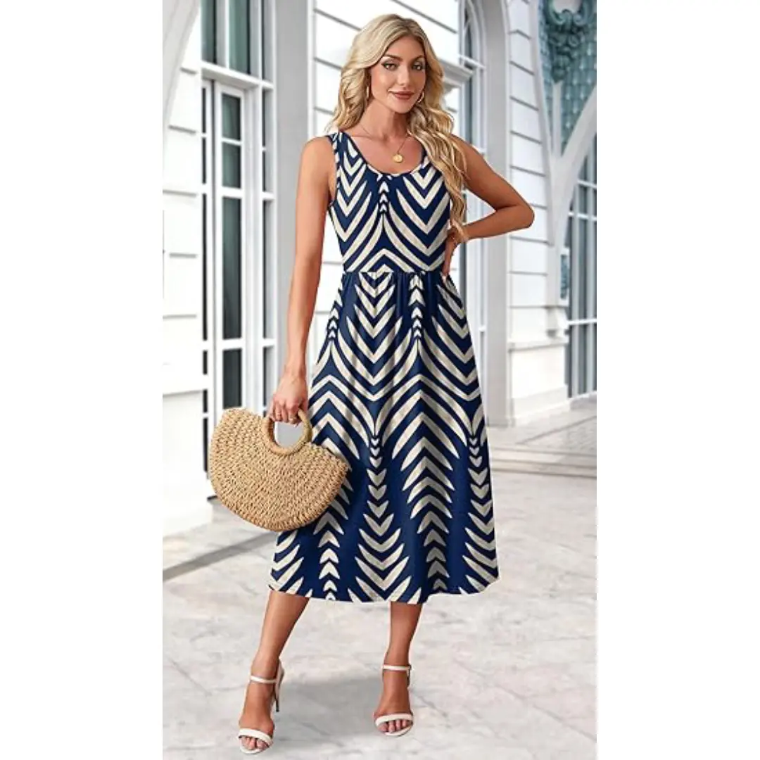 WIHOLL FASHION Summer Dresses for Women Flowy Casual Midi Dress Beach Vacation Sundresses with Pockets Bohemian Womenswear Sleeveless - TikTok Shop WIHOLL FASHION Summer Dresses for Women Flowy Casual Midi Dress Beach Vacation Sundresses with Pockets Bohemian Womenswear Sleeveless - TikTok Shop