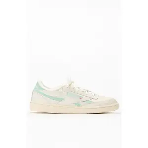 Reebok Women's Women's White & Green Club C Revenge Sneakers - Multicolor