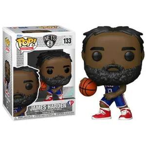 Funko James Harden Brooklyn Nets NBA 133 : 4" Funko Pop! Near Mint condition unless otherwise noted on the title. Ships with PopShield Soft Protector!