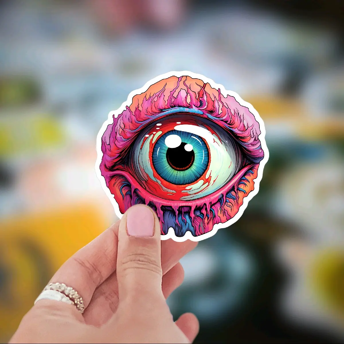 Creepy Eye Sticker