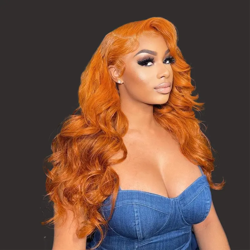 22 Inch 200 Density 13x6 Lace Front Wigs Human Hair Glueless  display picture 3