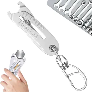 Tool Nut and Bolt Head Size Catcher Gauge 5/16" – 1" – 8mm – 25mm for Versatile Use in Tools and Devices