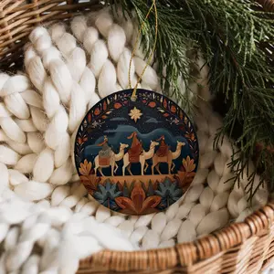 Three Wise Men Mexican Festive Decor Ornament Fall Decor Tree Ornament Unique Halloween Holiday Gift For Family Friend  Bestie