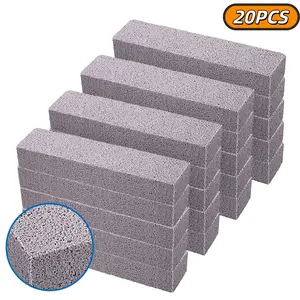 20 Pcs Pumice Stones - 5.9 x 1.4 x 0.9 Inch for Deep Cleaning Kitchen & Pool