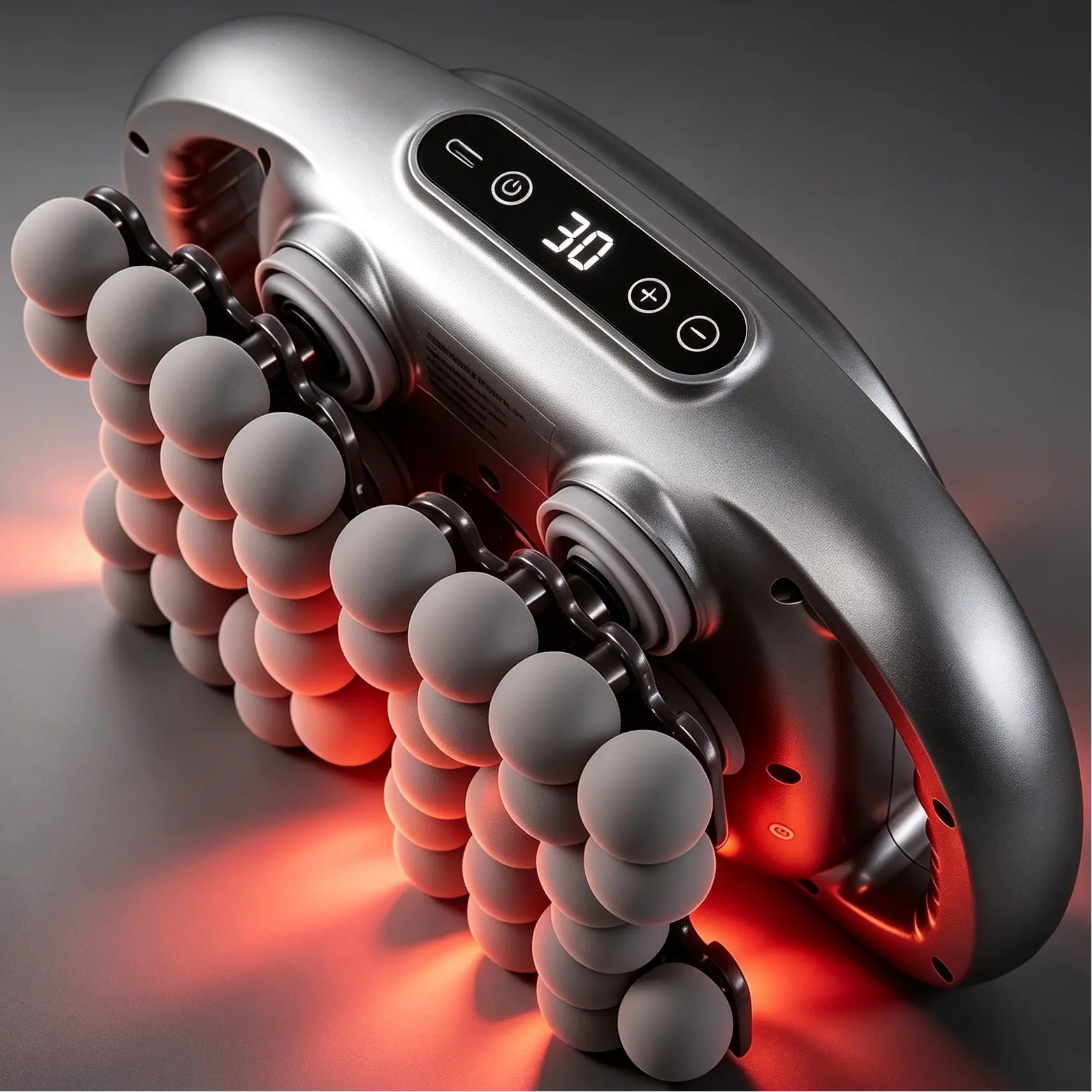 42/12-Head Massage Gun with Red Light Therapy, Multiple Modes for Muscle Pain Relief on Back Shoulders Legs & Foot, Adjustable for Daily Home Use, Perfect Gift for Friends & Family
