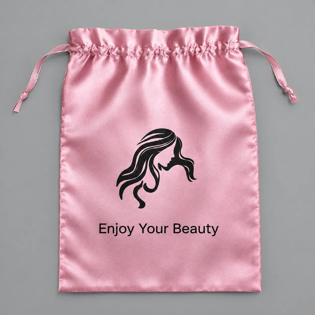 [Free Gift] 1pc Purple Silk Drawstring Storage Bag For Bundles and Wigs Packaging Multi Purpose Bags