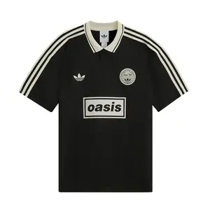 Adidas x Oasis Tour Jacquard Black Jersey