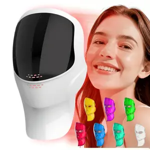 2027 New Light Mask for Face and Neck, LED Facial Lamp, Infrared Mask, Home Work Travel Yoga, Daily Skincare Gift
