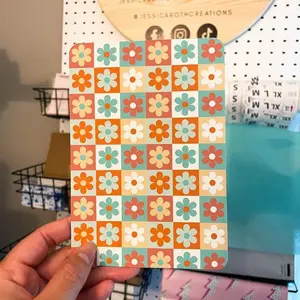 Checkered Daisies Kindle Insert