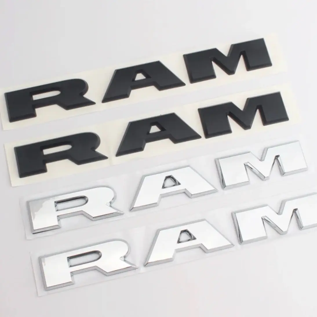 2Pcs   Door Side Letters Emblems Badges For RAM 1500