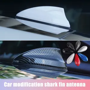 New Car Shark Fin Antenna with Signal Radio, Universal Roof Mount Decoration, Automotive Accessories, Enhance Your Vehicle Style