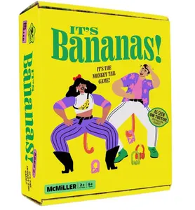 It’s Bananas! The Monkey Tail Game – Funny Family & Party Game for Kids & Adults | Hilarious Gift for Birthday, Christmas, Bachelorette, Thanksgiving, White Elephant