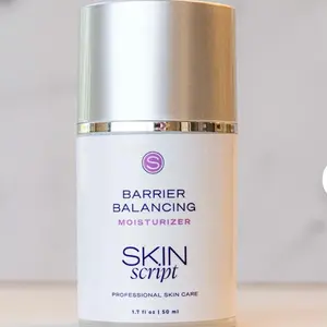Skin Script Barrier Balancing Moisturizer - Firm Anti Aging, Fade Dark Spots, Collagen Bio Peptides, Natural Ingredients, Lightweight Hydration Skin Repair