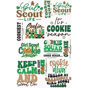 GIRL SCOUT LIFE PREMADE GANGSHEET  - 22X36 DTF TRANSFERS - DIRECT TO FILM