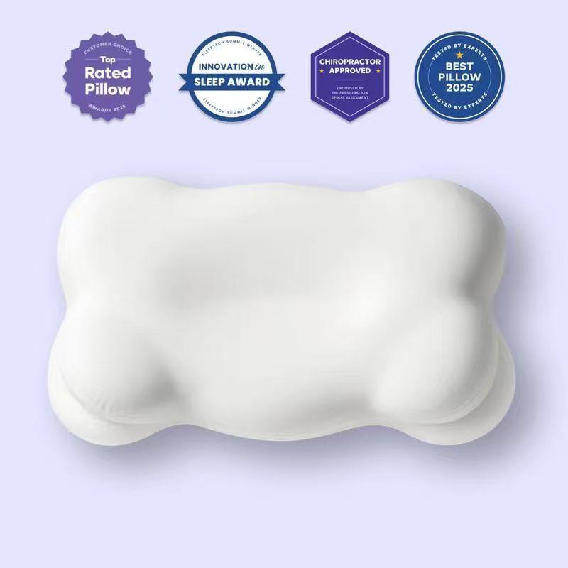 Cloud Pillow: Soft Memory Foam Cushion for Kids & Adults | Supportive Spine & Neck Care for Side Sleepers