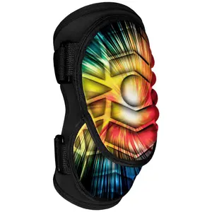Exxact Sports Defender Plus Softball Elbow Guard Baseball, Batters Baseball Elbow Guard Youth & Adult with Adjustable Straps - (Tie Dye)