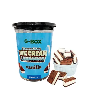 G-Box Freeze Dried Ice Cream Sandwich in Air-tight Sealed Container