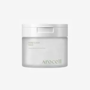 Arocell Dual-Sided Pore Clear Pads – Daily Mildly Acidic Toner Pads with AHA BHA PHA